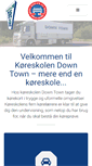 Mobile Screenshot of koereskolendowntown.dk