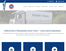 Tablet Screenshot of koereskolendowntown.dk